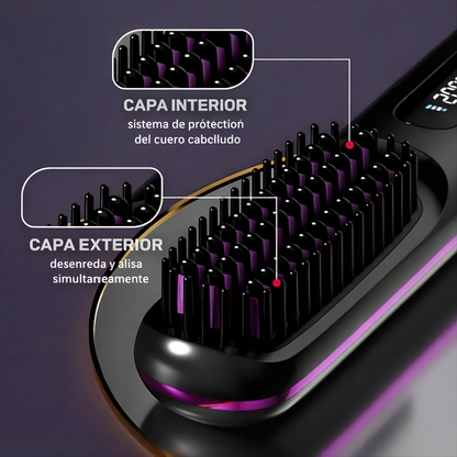 Peine alisador portátil inalámbrico